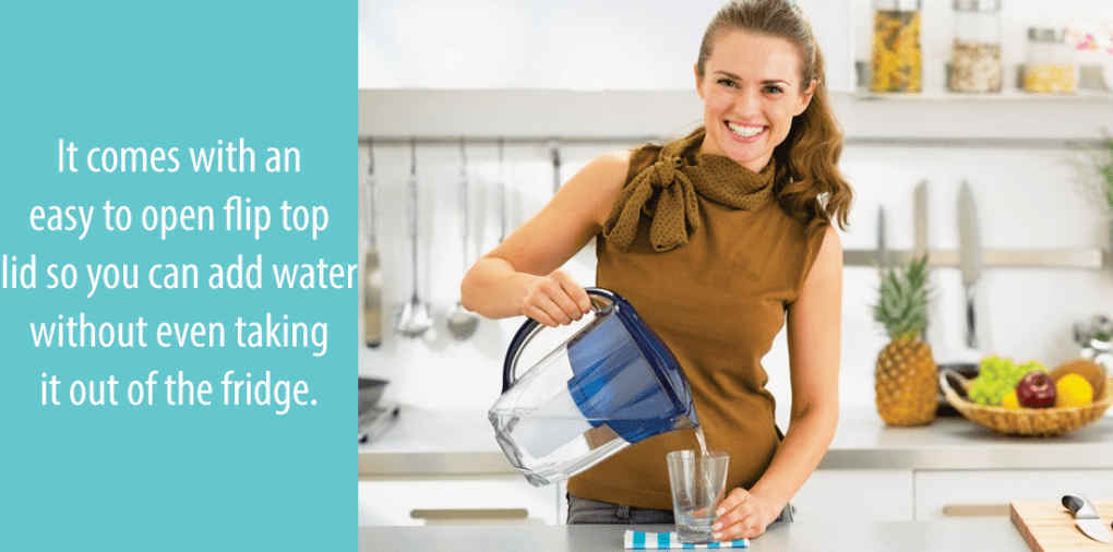 Brita 10 Cup Water Pitcher gives us peace of mind