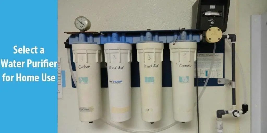 How to Select a Water Purifier for Home Use