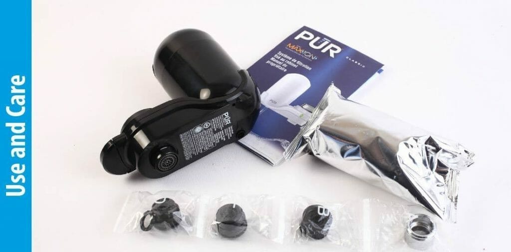 Use and Care PUR FM-2000B Classic Water Faucet