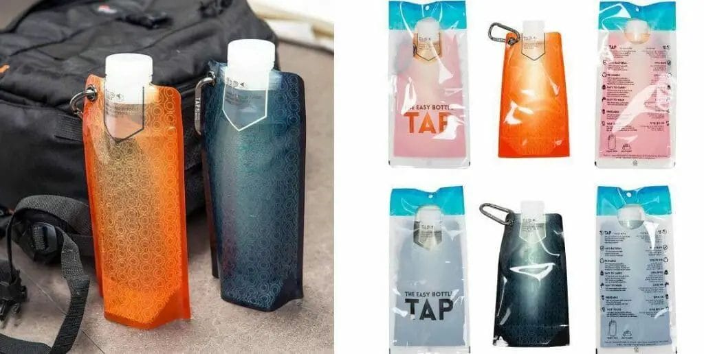 Finally The Tap Antibacterial Collapsible Water Bottle