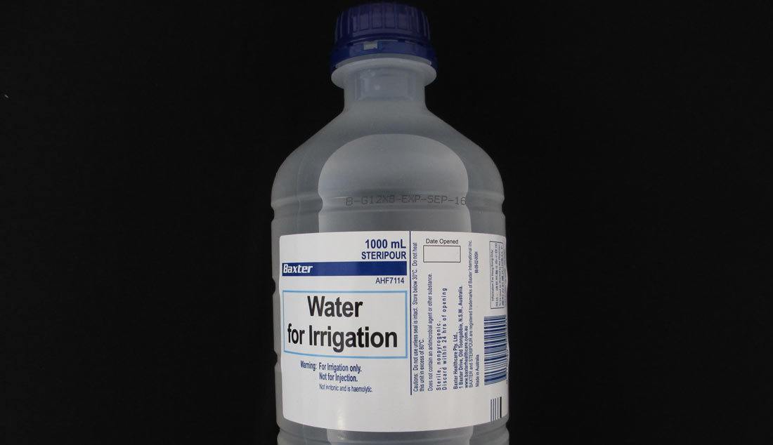 What is Sterile Irrigation Water?