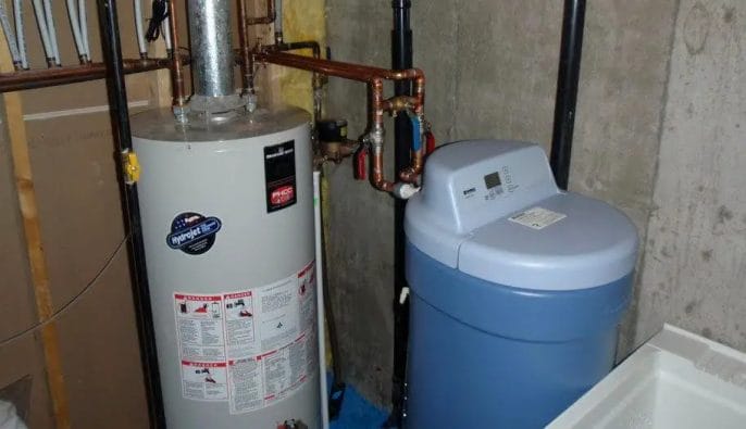 Where to install a water softener