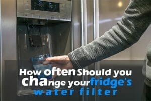 How often should you change your fridge's water filter