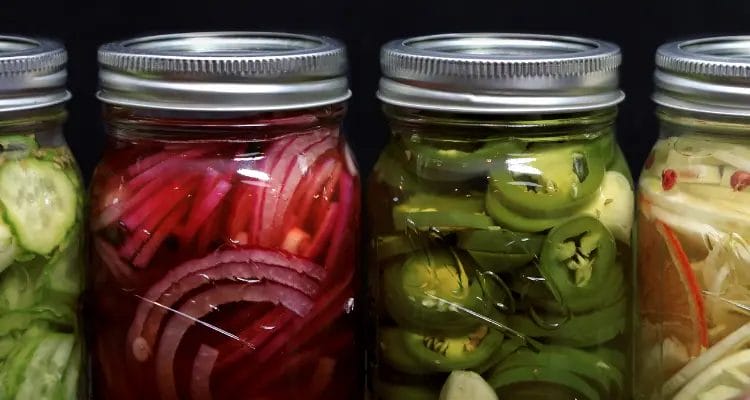 Freezing Pickled Vegetables & Fruits