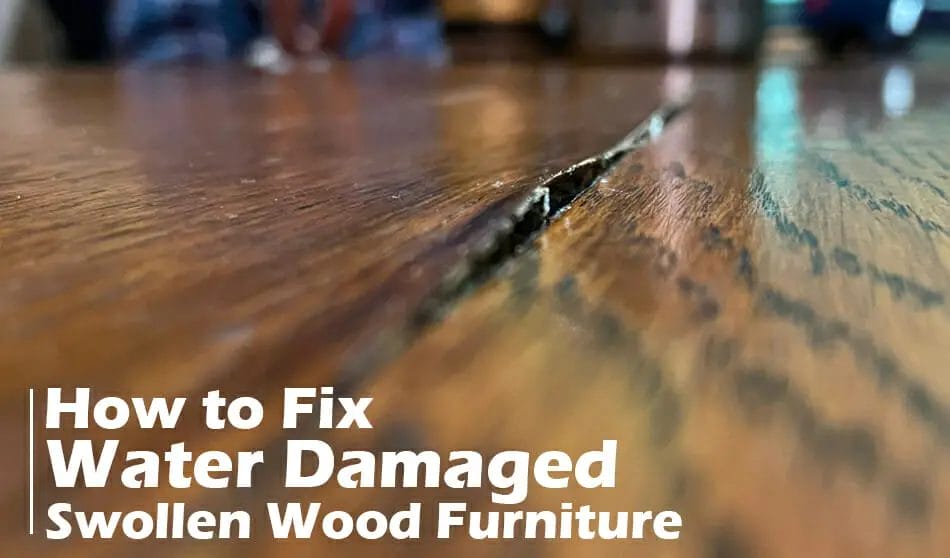How To Fix Water Damaged Swollen Wood Furniture (2024)