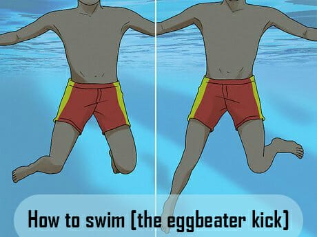 How to swim [the eggbeater kick] waterev
