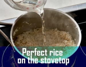 PERFECT rice on the stovetop