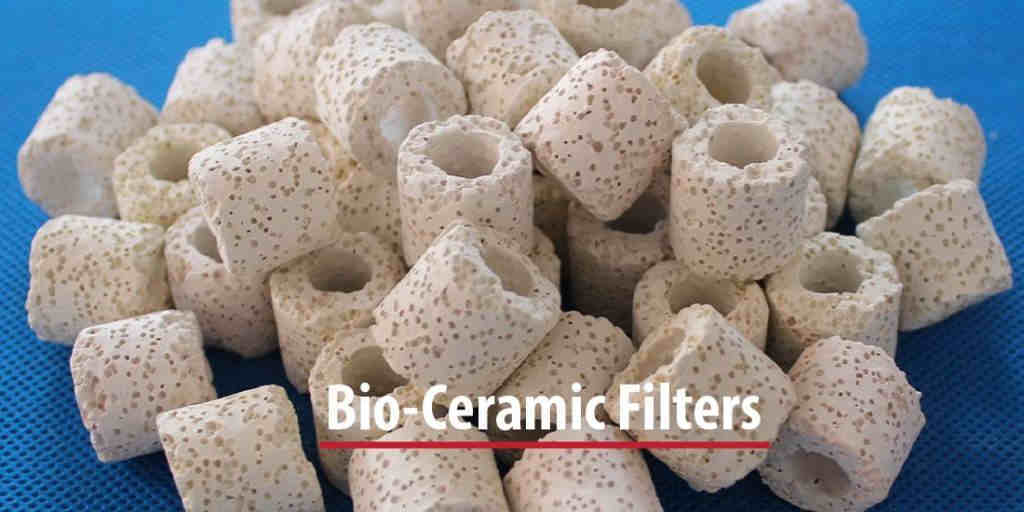 pass the water through bio ceramic filters