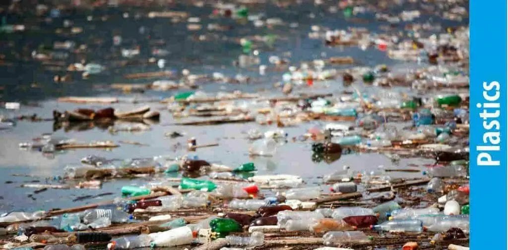 What are the causes of water pollution - plastics