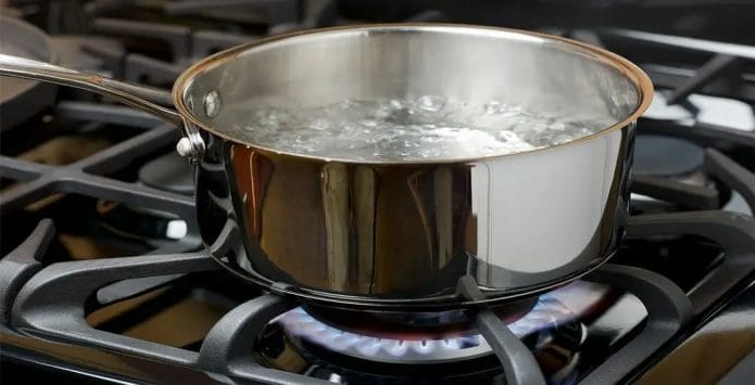 Boiling Drinking Water to Make It Soft enough for Drinking