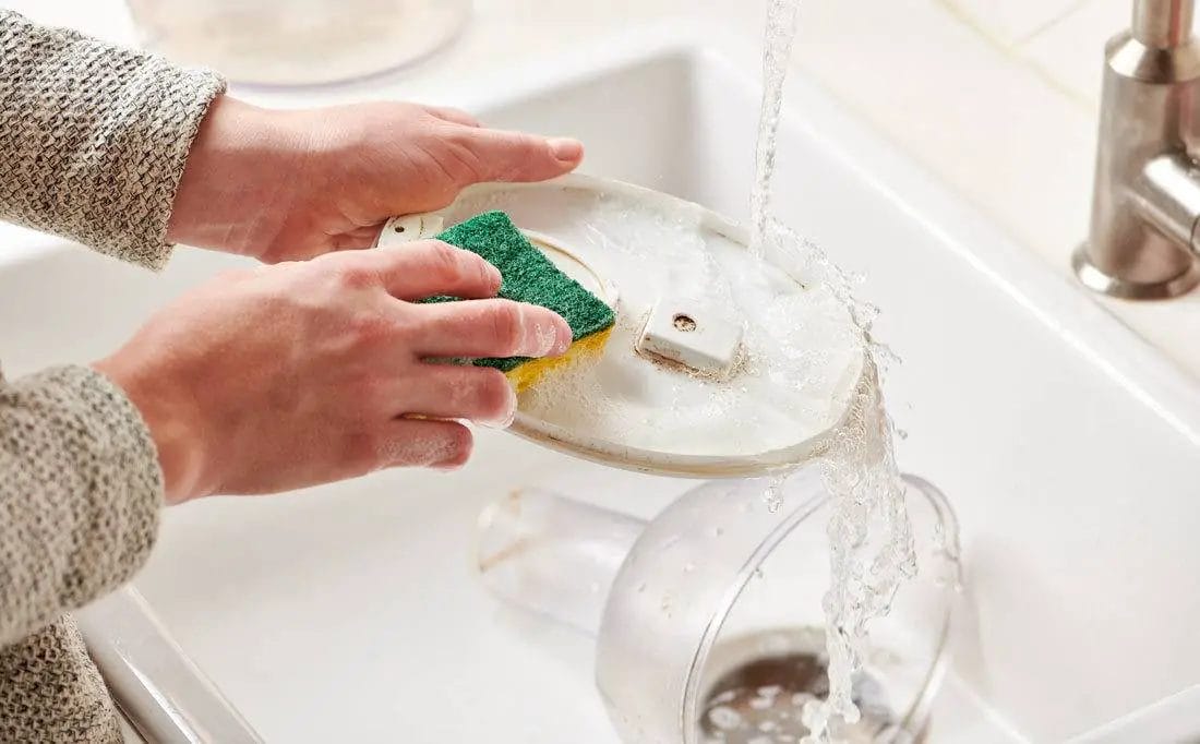 Washing and Drying the Pitcher