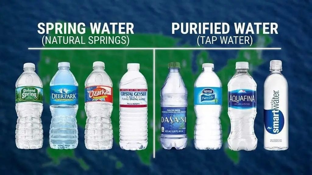 Spring Water Vs. Purified Water