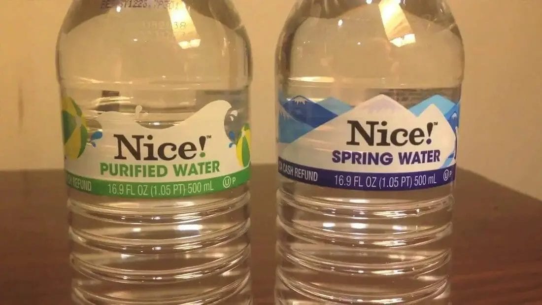 Spring Water vs. Purified Water