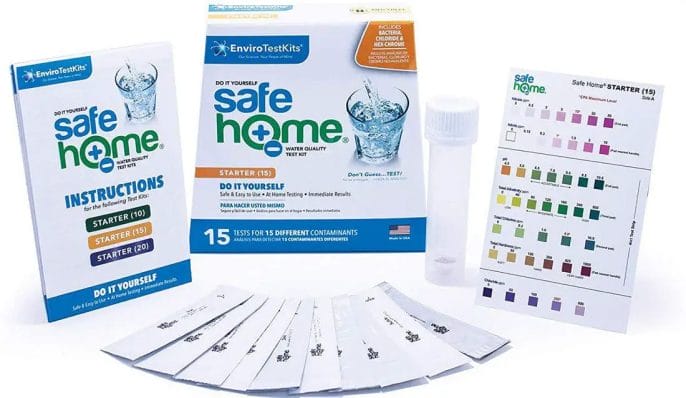 At-home water testing kits