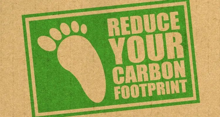 Reduced carbon footprint