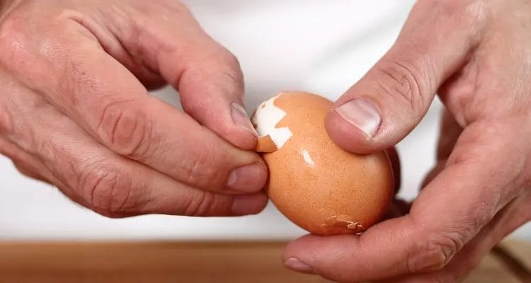 How do you boil eggs so they are easy to peel?
