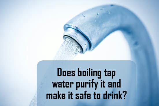 Running water tap closeup