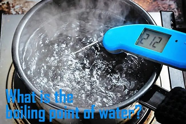  What is the boiling point of water