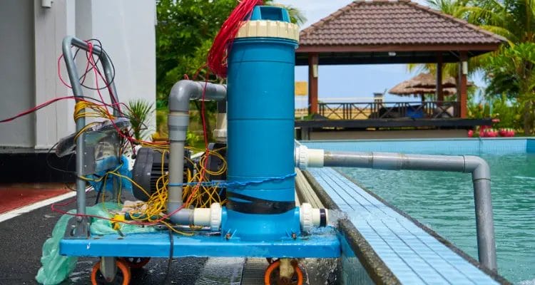 Filter and pump should be cleaned