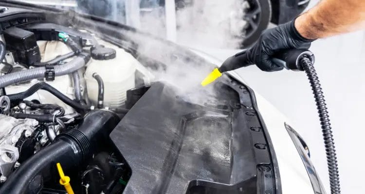 Is it a good idea to wash your car engine without water?