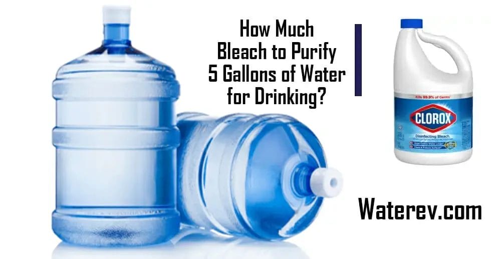 How Much Bleach To Purify 5 Gallons Of Water For Drinking?