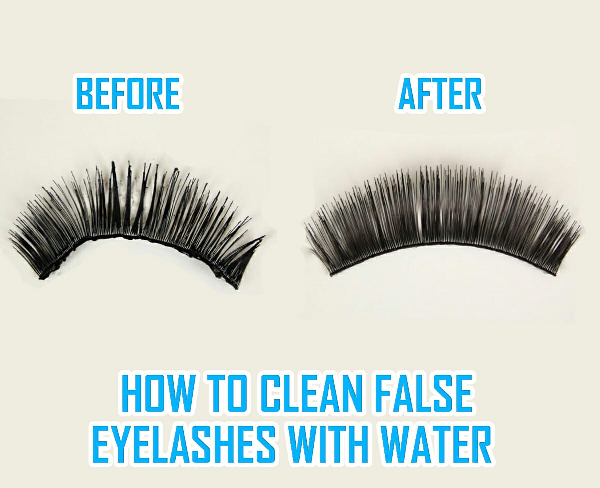 clean-false-eyelashes-with-water-simple-dry-store-hack